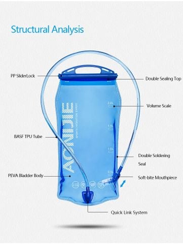  Túi Nước Mềm Aonijie SD51 Cách Nhiệt Dung Tích 1.5L 