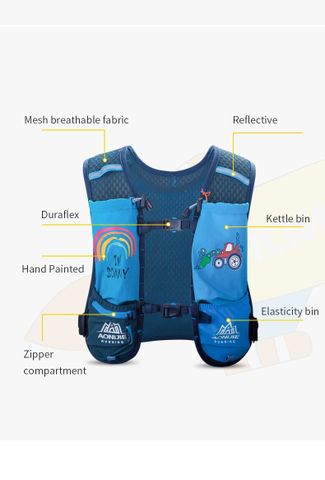  Vest Nước Chạy Bộ Aonijie C9105 5L Cho Trẻ Em - Xanh Dương 