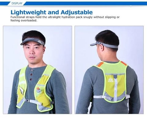  Vest Nước Chạy Bộ Aonijie E884 Dung Tích 2.5L - Vàng 