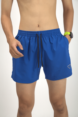  Quần Short Chạy Bộ Nam Motive Pocket SM207 - Màu Xanh Dương 