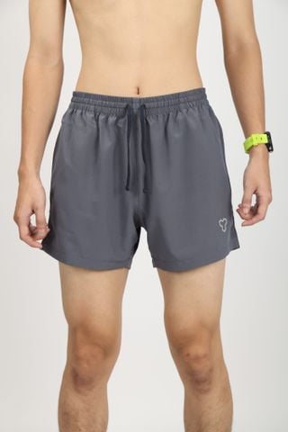  Quần Short Chạy Bộ Nam Motive Pocket SM207 - Màu Xám 