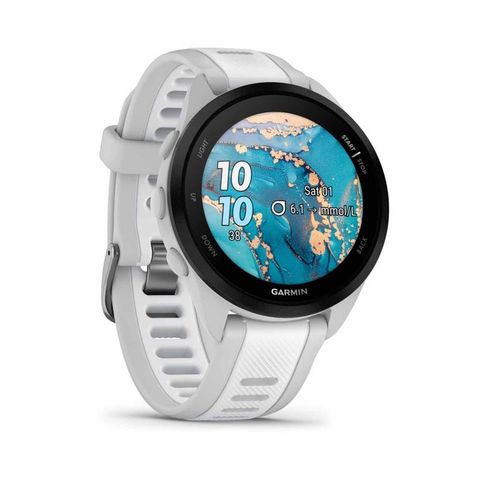  Đồng Hồ Garmin Forerunner 165 Music GPS Wifi - Mist Gray / Whitestone 