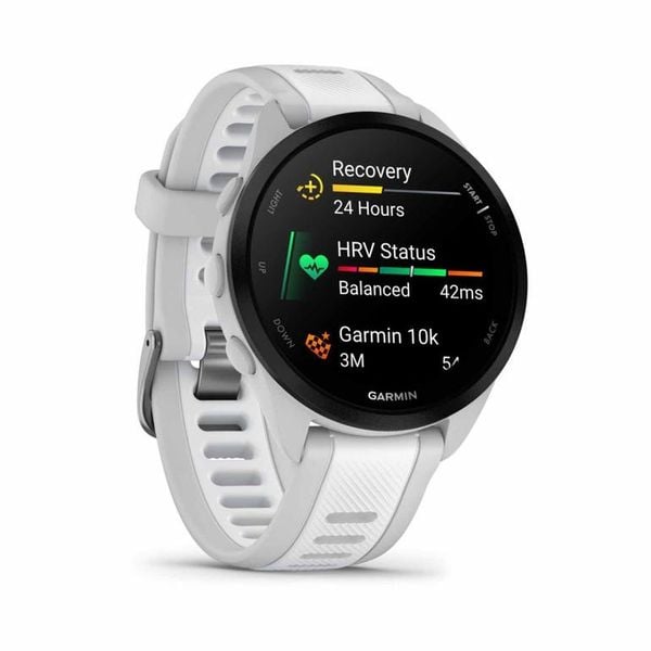  Đồng Hồ Garmin Forerunner 165 Music GPS Wifi - Mist Gray / Whitestone 