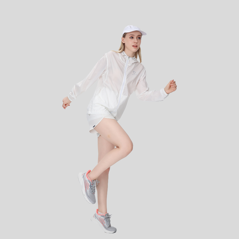  Áo Khoác Dù Motive MTJ002 Chống Nắng, Chống Thấm Nước - Màu Trắng 