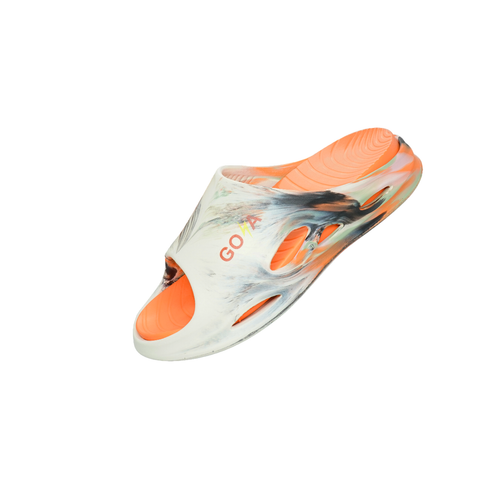  Dép Thể Thao Goya Relax Stride - Màu Trắng Loang Đen 