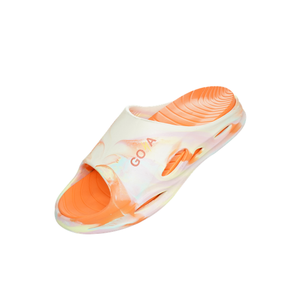  Dép Thể Thao Goya Relax Stride - Màu Trắng Loang Cam 