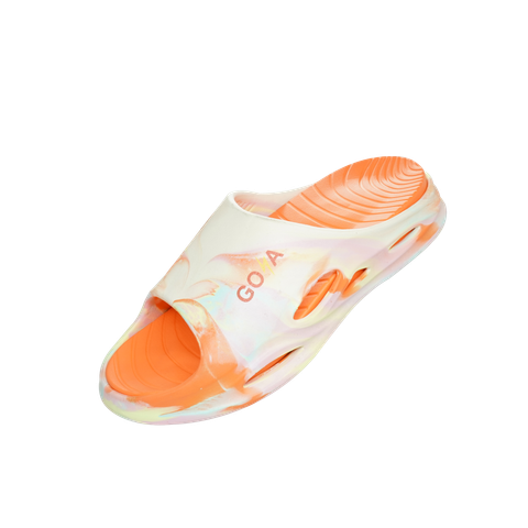  Dép Thể Thao Goya Relax Stride - Màu Trắng Loang Cam 