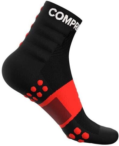  Tất Chạy Bộ Compressport Training Socks-2 Pack - Black 