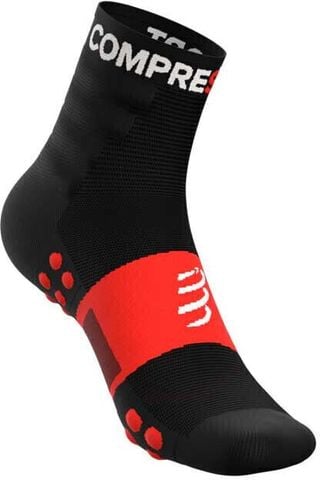  Tất Chạy Bộ Compressport Training Socks-2 Pack - Black 
