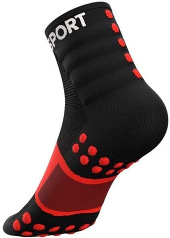  Tất Chạy Bộ Compressport Training Socks-2 Pack - Black 