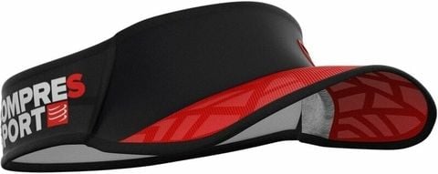  Mũ Chạy Bộ Compressport Spiderweb Ultralight Visor - Red/Black 