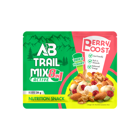  Túi Hạt Dinh Dưỡng AB Trail Mix Bùng Nổ Quả Mọng 28g 