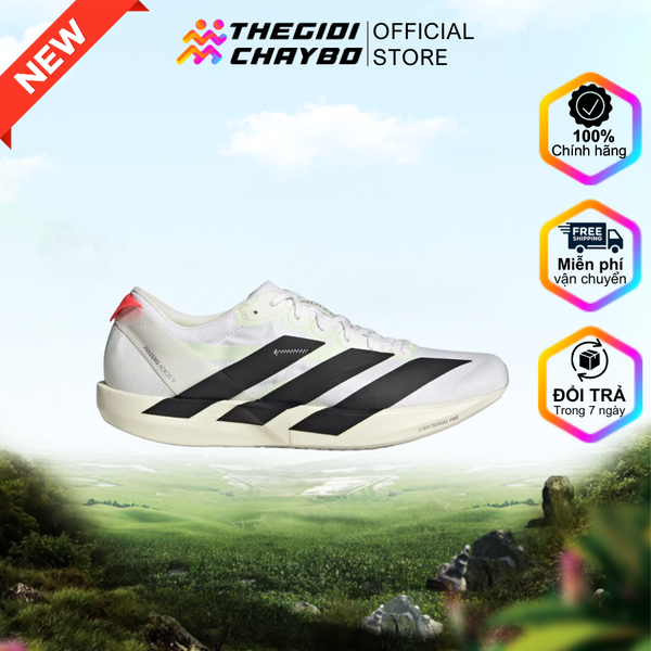  Giày Chạy Bộ Nam Adidas Adizero Adios 9 - Cloud White / Core Black 