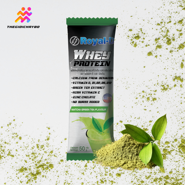  Whey Protein Royal-D Tăng Trưởng Cơ Bắp - Vị Matcha Trà Xanh 
