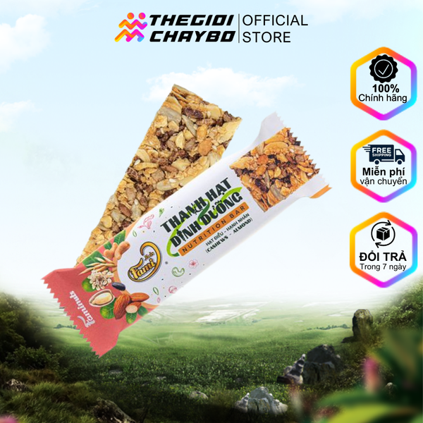  Thanh Hạt Dinh Dưỡng FAMINUTS Hạt Điều - Hạnh Nhân 