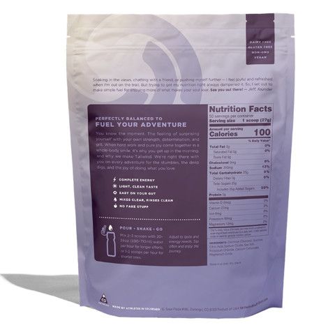  Bột năng lượng TAILWIND Nake (không caffeine) 