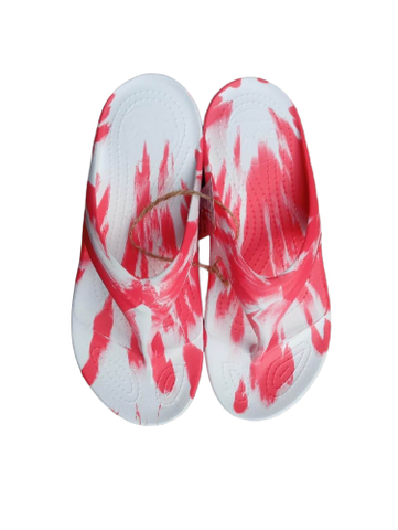  Dép Chạy Bộ Goya Flip GF23 - Màu Đỏ Trắng 