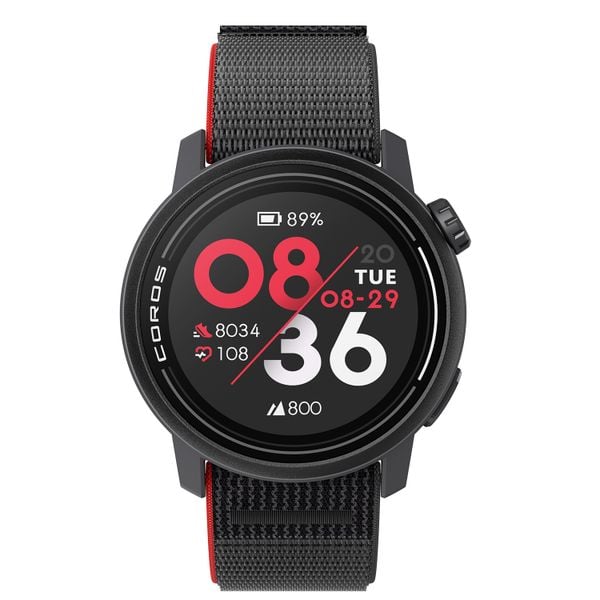  Đồng Hồ Chạy Bộ GPS Coros Pace 3 Black - Nylon 