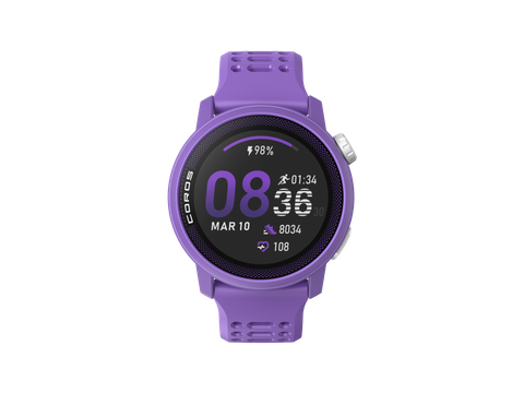  Đồng Hồ Chạy Bộ GPS Coros Pace 3 Retro Pack - Violet Silicone 