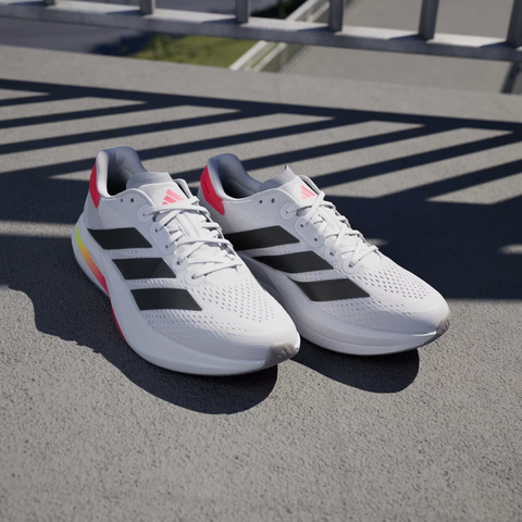 Giày Chạy Bộ Nam Adidas Duramo Speed 2 - White / Black / Lucid Red 
