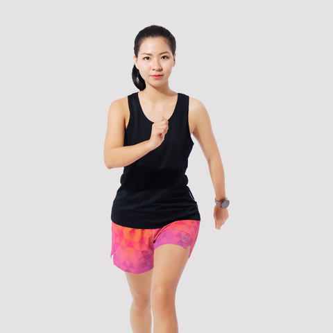  Quần Chạy Bộ Nữ Motive SM201 Có Đai Belt - Màu Cam Hồng 
