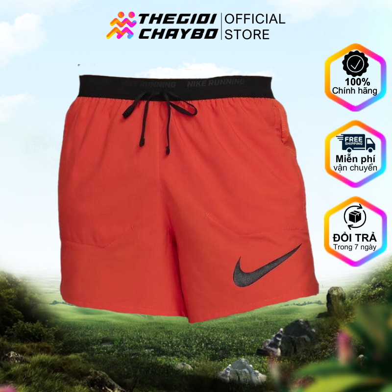  Quần Short Chạy Bộ Nam Nike Flex Stride Run Energy - Red/Picante Black 