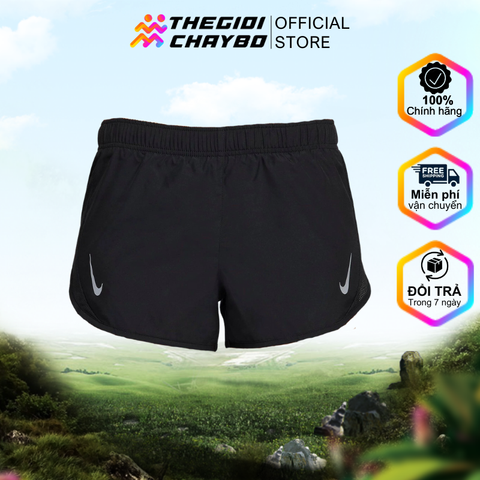  Quần Short Chạy Bộ Nữ Nike Dri-Fit Tempo Race - Đen 