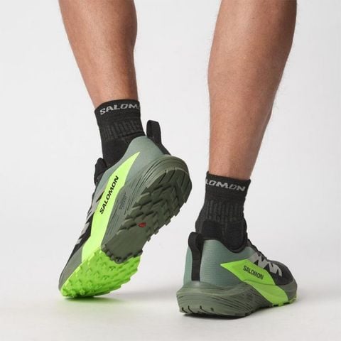  Giày Chạy Trail Nam Salomon SENSE RIDE 5 - Black/Laure/Grgeck 