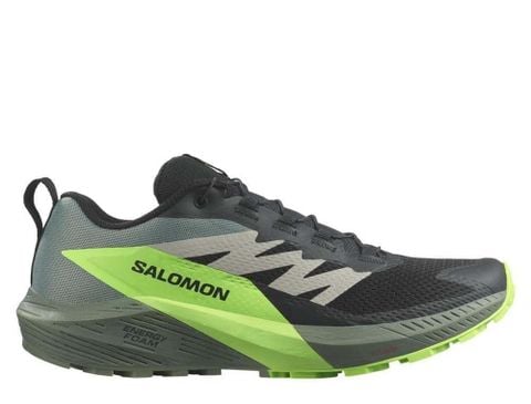  Giày Chạy Trail Nam Salomon SENSE RIDE 5 - Black/Laure/Grgeck 