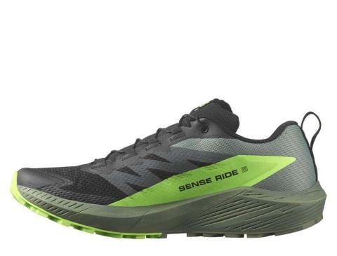  Giày Chạy Trail Nam Salomon SENSE RIDE 5 - Black/Laure/Grgeck 