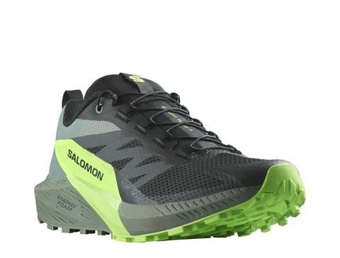  Giày Chạy Trail Nam Salomon SENSE RIDE 5 - Black/Laure/Grgeck 