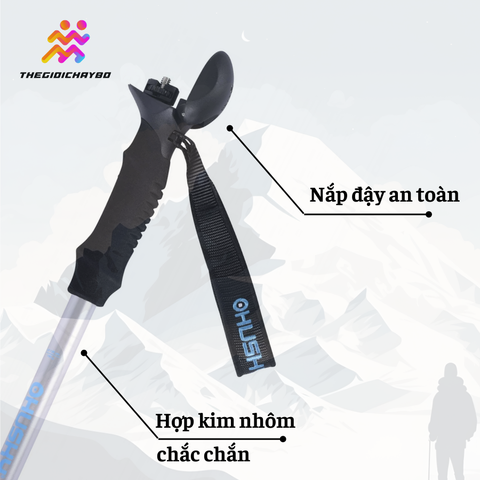  Gậy Leo Núi Trekking Husky Scarf 