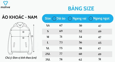  Áo Khoác Motive JKM 40422 - Màu Xanh Đậm 