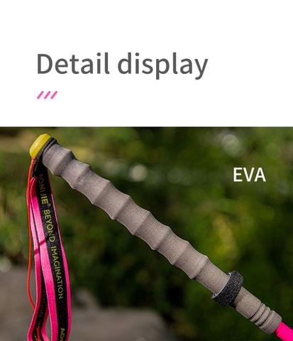  Gậy Chạy Trail Carbon Trekking Pole Aonijie E4212 - Cặp Gậy 