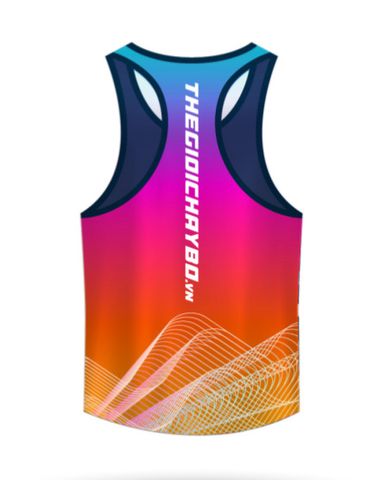  Áo Singlet Chạy Bộ Nam In Phản Quang, Thấm Hút & Nhanh Khô TGCB 