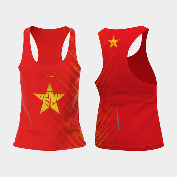  Áo Singlet Chạy Bộ Nữ Motive SLM104 Việt Nam 