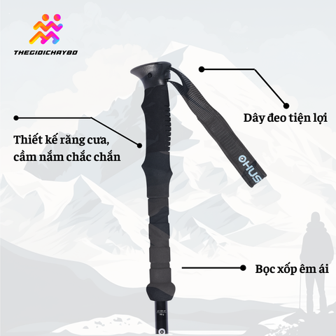  Gậy Leo Núi Trekking Husky Slimi 