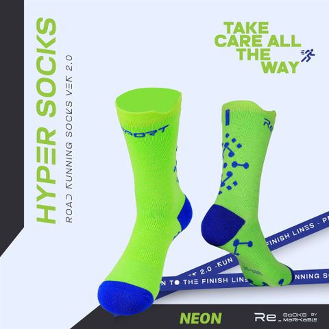  Tất Chạy Bộ Hyper Socks 2.0 - Màu Xanh Dương 