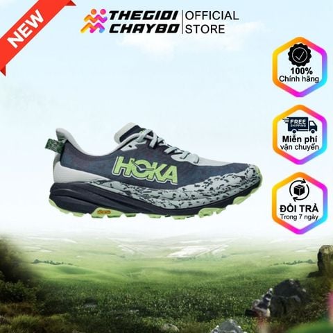  Giày Chạy Bộ Nam Hoka Speedgoat 6 Wide - Droplet / Nautical Dusk 
