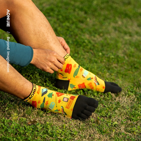  Vớ Xỏ Ngón Cổ Trung Aonijie E4842 - Yellow 