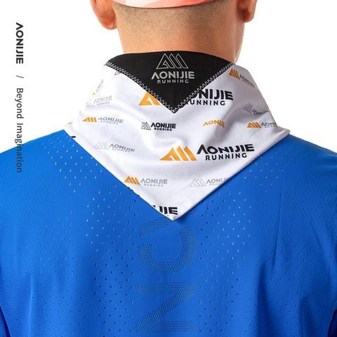  Khăn Đá Thể Thao, Khăn Chườm Lạnh, Bảo Vệ Cổ Aonijie E4427 - White 