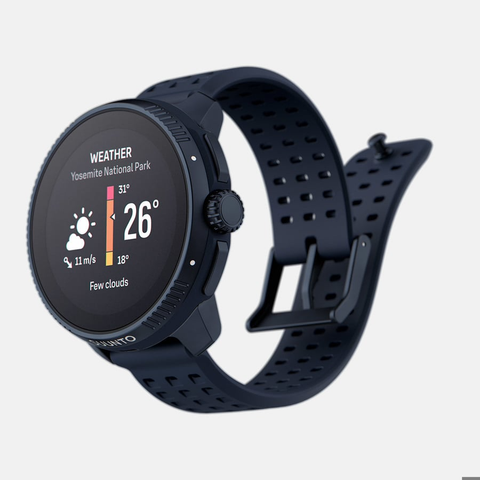  Đồng Hồ Thể Thao GPS Suunto Race 49mm, Viền Thép Đen, Dây Silicone - Midnight 