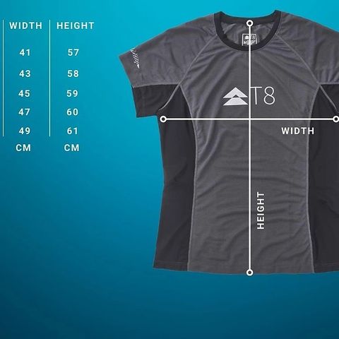  Áo Chạy Bộ Nữ T8 Iced Tee - Blue 