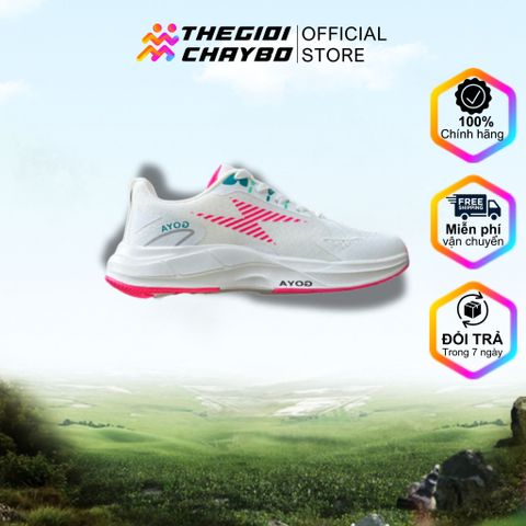  Giày Thể Thao Goya GY233 Trắng Hồng 