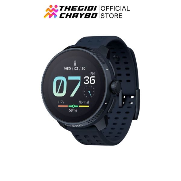  Đồng Hồ Thể Thao GPS Suunto Race 49mm, Viền Thép Đen, Dây Silicone - Midnight 