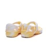  Dép Chạy Bộ Có Quai GOYA Sandal GS23 Trắng Vàng 