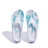  Dép Chạy Bộ Có Quai GOYA Sandal GS23 TRẮNG XANH 
