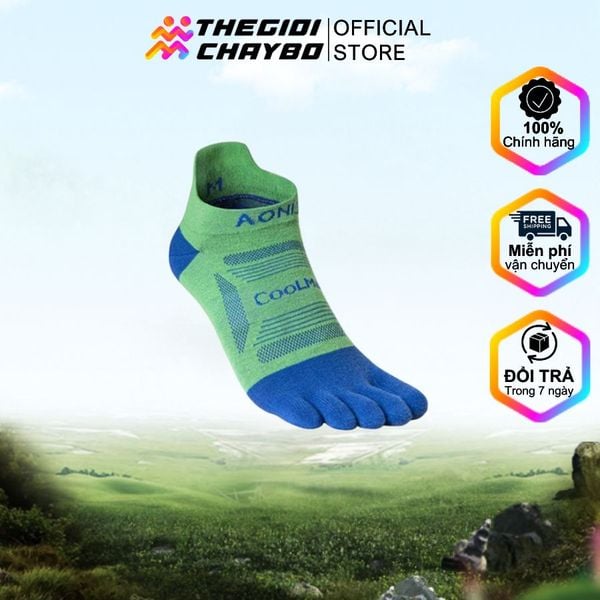 Vớ Xỏ Ngón Cổ Thuyền Aonijie E4837 - Green 