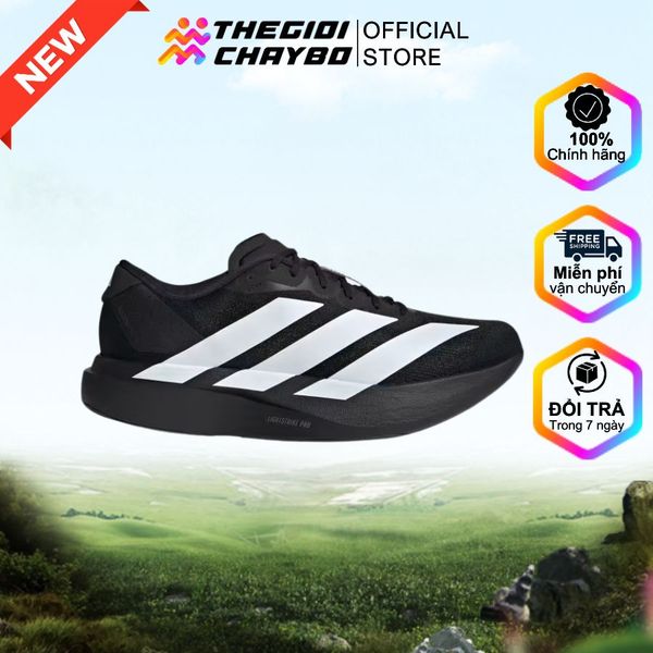 Giày Chạy bộ Nam Adidas Adizero EVO SL - Core Black / Cloud White 