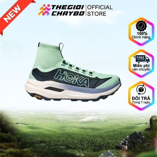  Giày Chạy Bộ Nữ Hoka Tecton X 3 - Mint fluorite / Varsity Navy 